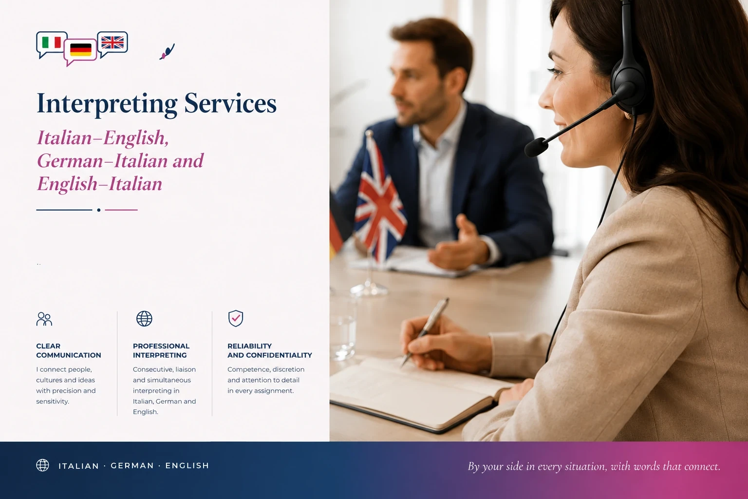 Italian-German Interpreting Services